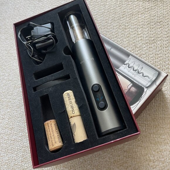 Electric Wine Opener Uncle Vines opener Vacuum wine stopper Wine pourer Foil cut - Picture 8 of 12